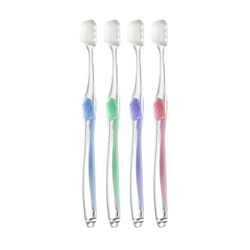 Alb-4002T nano linda cor pequena escova de dentes de cabeça